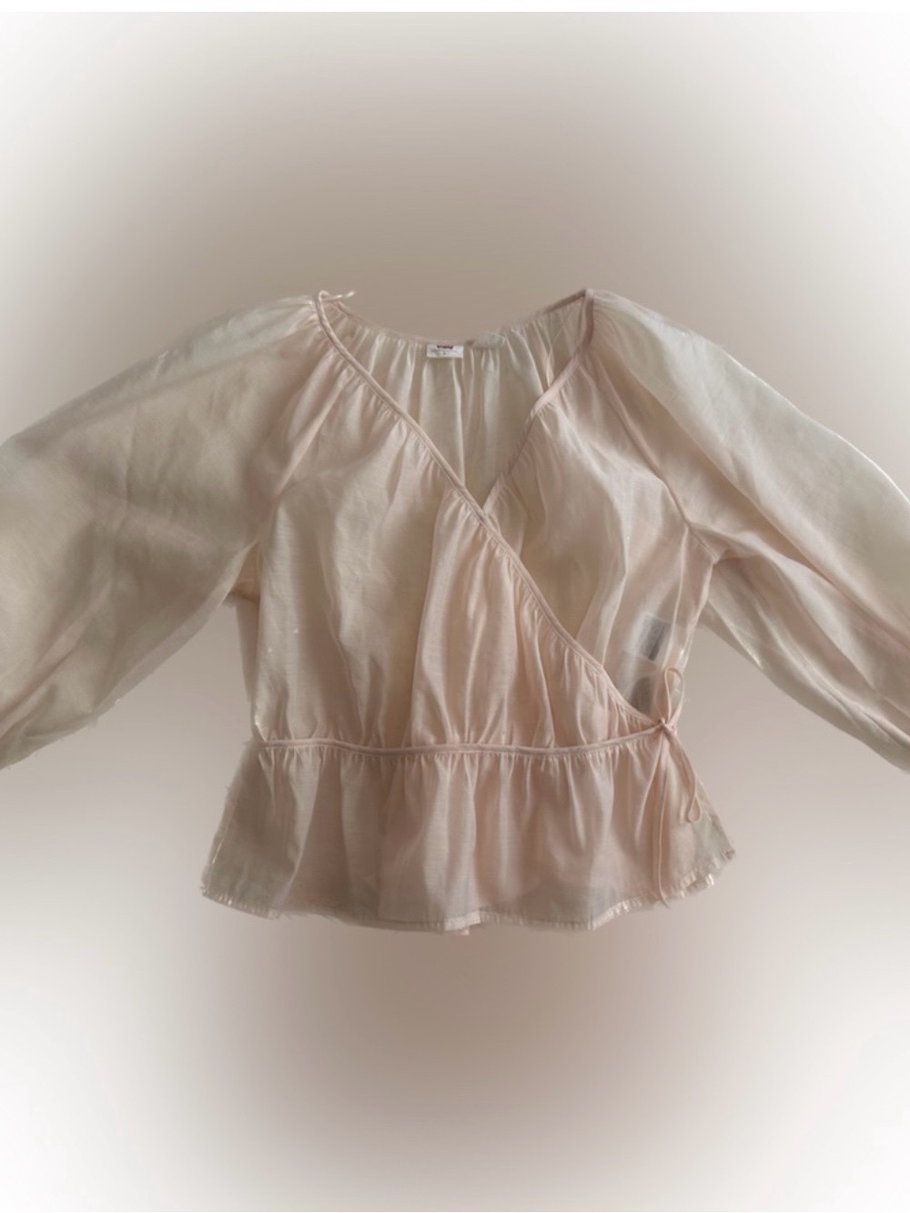 Levi's- DELILAH WRAP PUFF SLEEVE TOP